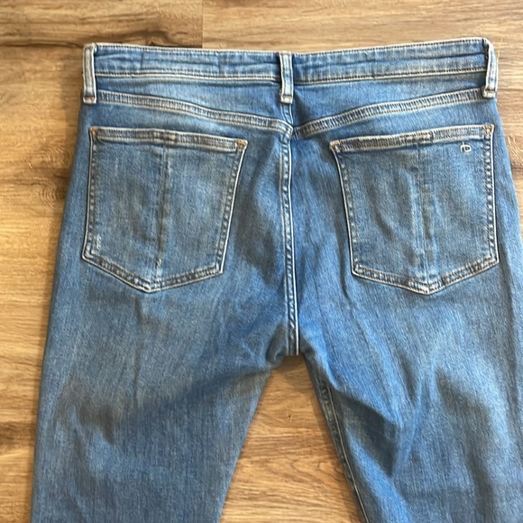 Rag & Bone Cate Mid-Rise Skinny Jeans - Cabell with Holes - Picture 10 of 11